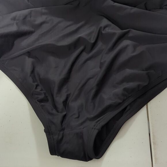 NWT Freshwater Black One Piece Swimsuit - Picture 5 of 8